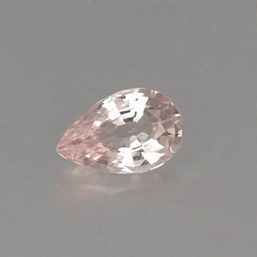 0.48克拉天然粉色蓝宝石，梨形，6.1×4毫米，VVS-VS