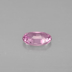 0.47克拉天然粉色蓝宝石，椭圆形切割，5.9×4毫米，VVS-VS