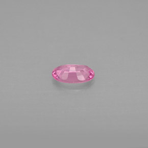0.47克拉天然粉色蓝宝石，椭圆形切割，5.9×4毫米，VVS-VS