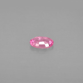 0.49克拉天然粉色蓝宝石，椭圆形切割，6×4.1毫米，VVS