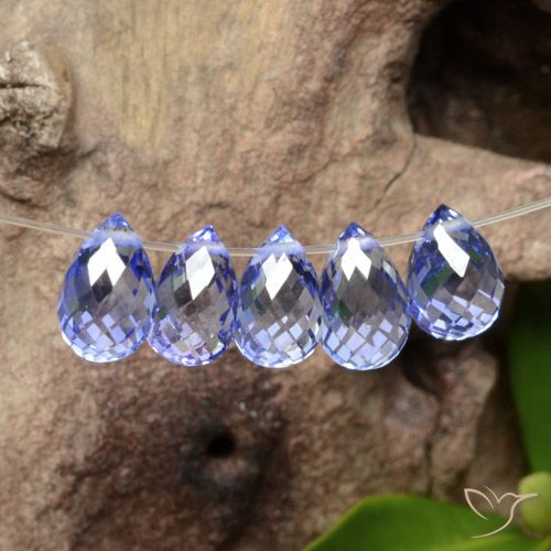 3.82ctw 天然 Intense Blue  蓝宝石, 泪滴形, VVS-VS