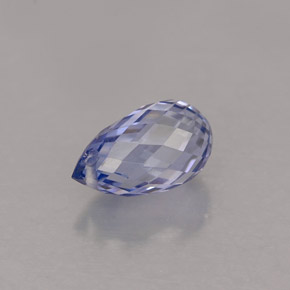 1.19克拉天然蓝宝石，水滴珠形切工，7.3×4.1毫米，VVS