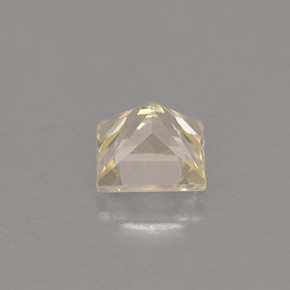 1.01克拉天然黄色蓝宝石，方形，5.2×5.2毫米，VVS-VS