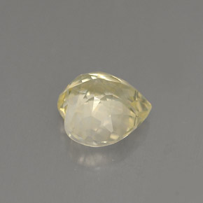 1.53克拉天然黄色蓝宝石，心形，6.7×6.6毫米，VVS-VS