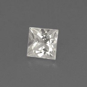 0.75克拉天然黄色蓝宝石，方形，4.8×4.7毫米，VVS-VS