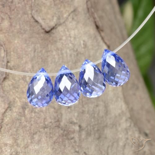 2.56克拉天然蓝宝石，泪滴形，VS