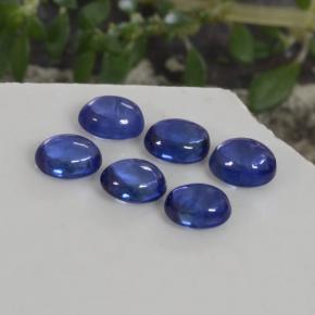 2.27天然蓝宝石，椭圆形切割，4.5×3.6毫米，透明