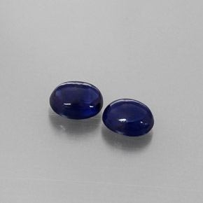 天然蓝宝石，透明，5.2×4.2毫米，透明/半透明