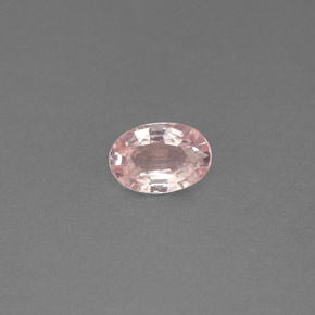 0.51克拉天然粉色蓝宝石，椭圆形切割，5.9×4.1毫米，VS