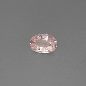 0.51克拉天然粉色蓝宝石，椭圆形切割，5.9×4.1毫米，VS