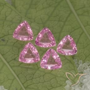 1.30天然粉色蓝宝石，三角形，3.9×3.9毫米，VVS-VS