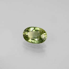 0.62克拉天然多色蓝宝石，椭圆形切割，6.1×4.2毫米，VVS