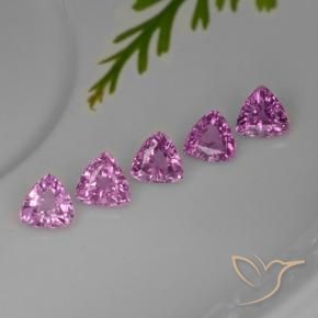 1.44天然紫色蓝宝石，三角形，4.1×4毫米，VVS-VS