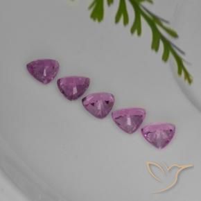 1.44天然紫色蓝宝石，三角形，4.1×4毫米，VVS-VS
