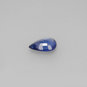 0.62克拉天然蓝宝石，梨形，7.1×5.1毫米，VVS