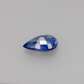 0.72克拉天然蓝宝石，梨形，7.1×4.9毫米，VVS-VS