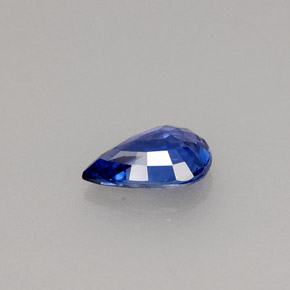 0.72克拉天然蓝宝石，梨形，7.1×4.9毫米，VVS-VS