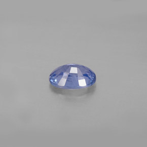 0.98克拉天然蓝宝石，椭圆形切割，6.9×5毫米，VS