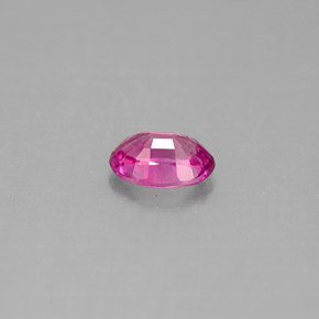 0.59克拉天然粉色蓝宝石，椭圆形切割，5.8×4毫米，VS