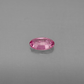 0.52克拉天然粉色蓝宝石，椭圆形切割，6×4.2毫米，VS