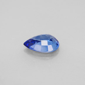 1.19克拉天然蓝宝石，梨形，7.8×5.8毫米，VVS