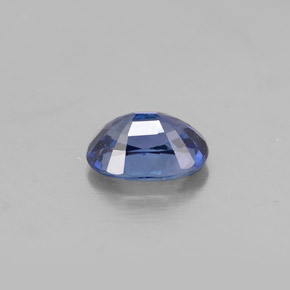 1.07克拉天然蓝宝石，椭圆形切割，7.1×4.9毫米，VVS