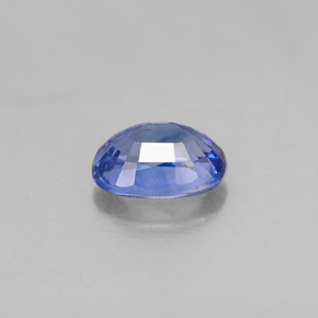 1.17克拉天然蓝宝石，椭圆形切割，7.1×5.1毫米，VVS