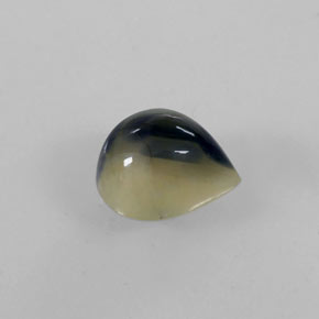 1.45克拉天然双色蓝宝石，梨形，6.8×5.8毫米，不透明