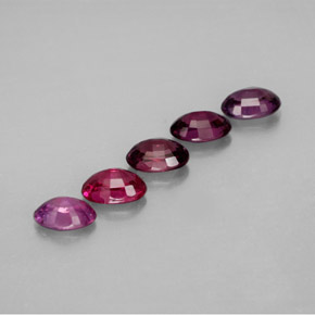 3.13天然多色蓝宝石，椭圆形切割，6.1×4.1毫米，VVS-VS