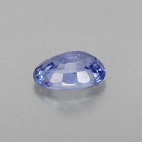 1.12克拉天然蓝宝石，椭圆形切割，7.1×5.1毫米，VS