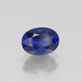 0.75克拉天然蓝宝石，椭圆形切割，5.9×4.3毫米，VS