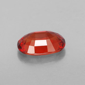 1.90克拉天然橙色蓝宝石，椭圆形切割，8.9×6.2毫米，VVS