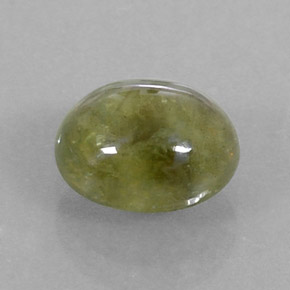 3.17克拉天然绿色蓝宝石，透明，8.7×7毫米，透明/半透明