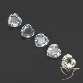 1.74天然多色蓝宝石，心形，4.2×4.2毫米，VVS-VS