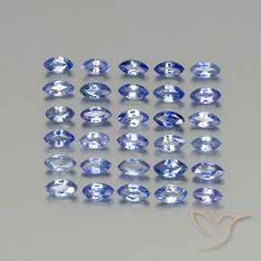 2.64克拉天然蓝宝石，榄尖形，VVS-VS