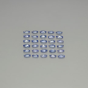 2.63天然蓝宝石，马眼形，4.1×2.1毫米，VVS-VS