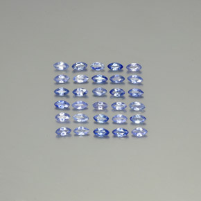 2.56天然蓝宝石，马眼形，3.9×2.1毫米，VVS-VS