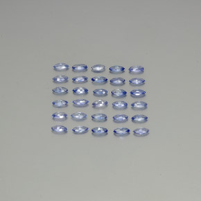 2.56天然蓝宝石，马眼形，3.9×2.1毫米，VVS-VS