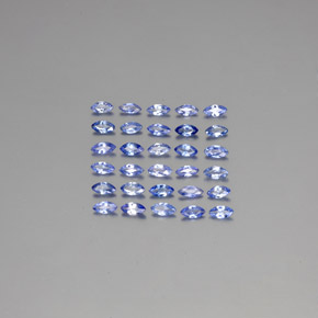 2.11天然蓝宝石，马眼形，3.8×2.1毫米，VVS-VS