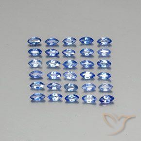 2.73ctw 天然 中深蓝 蓝宝石, 榄尖形, VVS-VS