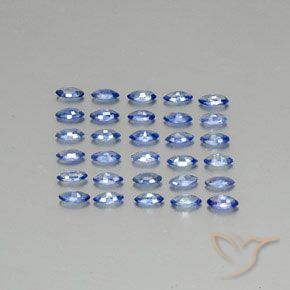 2.73克拉天然蓝宝石，榄尖形，VVS-VS