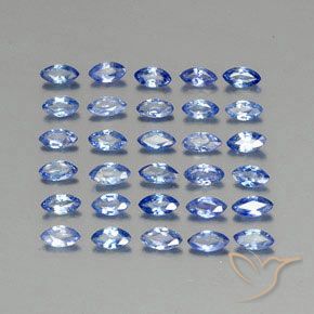 2.86克拉天然蓝宝石，榄尖形，VVS-VS
