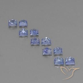2.51天然蓝宝石，方形，3.3×3.3毫米，VVS-VS