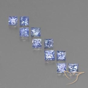 2.56天然蓝宝石，方形，3.2×3.2毫米，VS