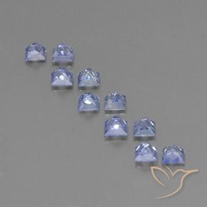 2.56天然蓝宝石，方形，3.2×3.2毫米，VS