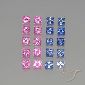 3.79克拉天然蓝宝石，正方形，VVS-VS