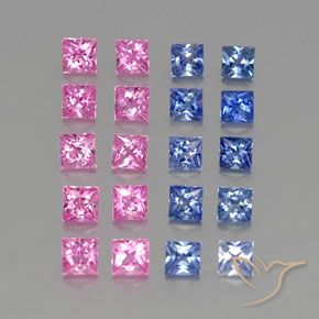 3.79克拉天然蓝宝石，正方形，VVS-VS