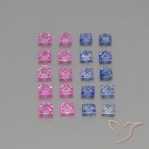 3.79克拉天然蓝宝石，正方形，VVS-VS