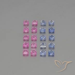 2.50克拉天然蓝宝石，正方形，VVS-VS