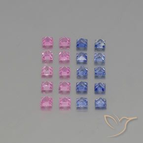 2.65克拉天然蓝宝石，正方形，VVS-VS